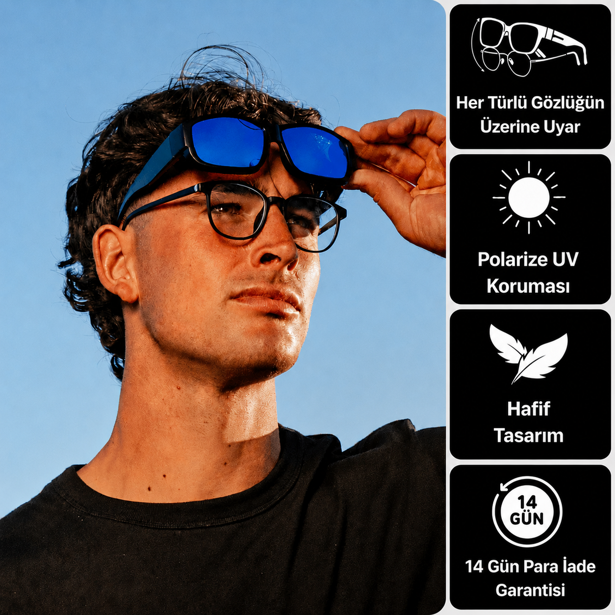 Erkek Fit-Overs Gözlükleri